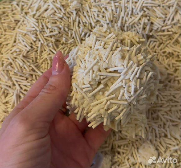 Комкующийся соевый наполнитель