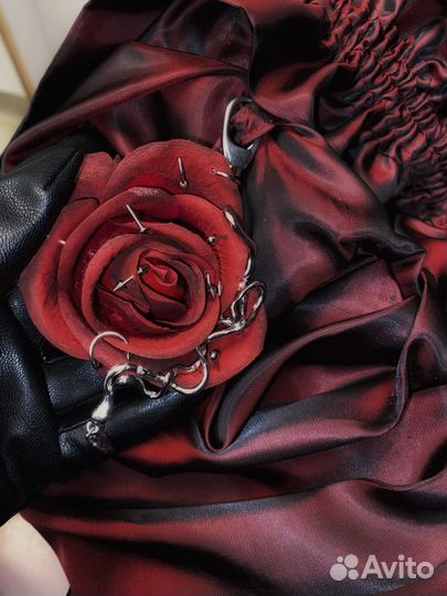 Дизайнерская атласная сумка