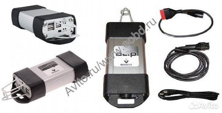 Renault CAN clip ver.216 диагностический адаптер