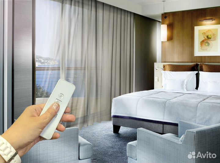 Карниз с электроприводом