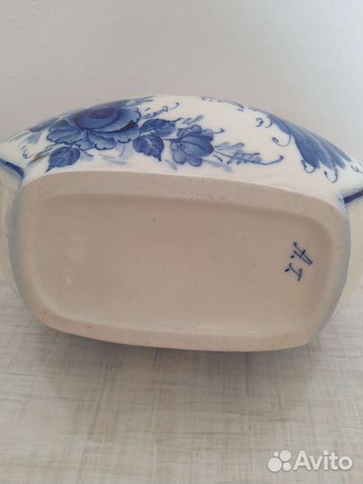 Гжель, графин для вина, штоф. Кобальт