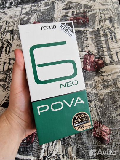 TECNO Pova 6 Neo, 8/128 ГБ