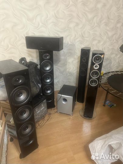 Колонки, сабвуфер, усилитель