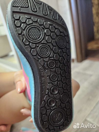 Тапочки детские для моря