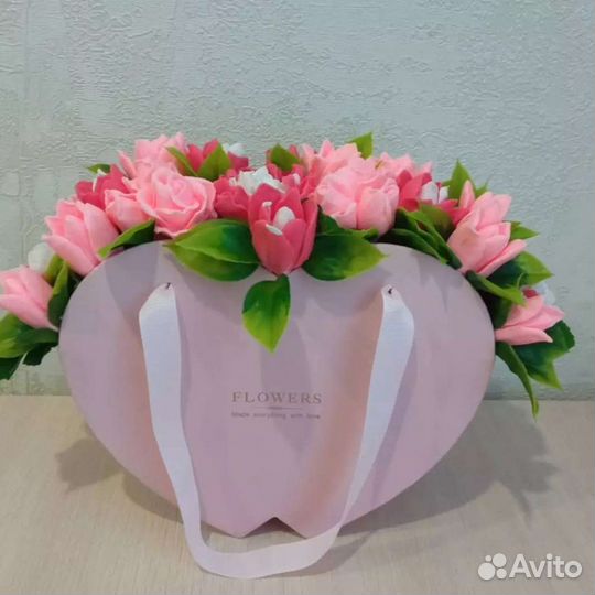 Букеты и наборы из мыла, ручная работа