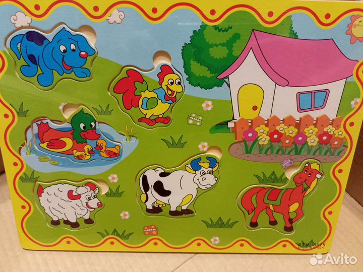 Продам деревянные развивающие игрушки