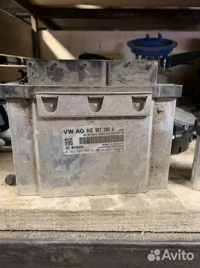 Блок управления двигателем skoda octavia a7 1,2