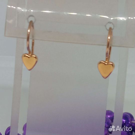 Золотые серьги
