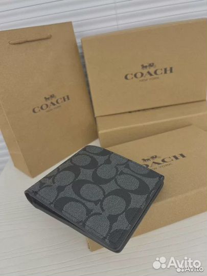 Набор кошелек Coach и ремень Coach