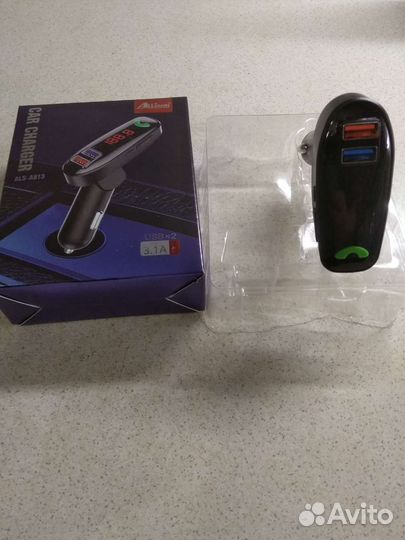 Фм. Автомодулятор с блютузом (трансмиттер фм,авт.)