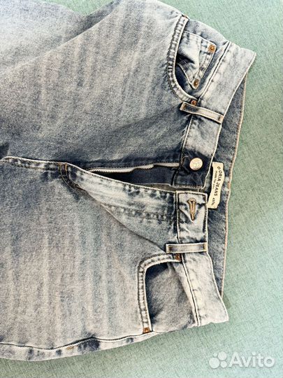 Джинсы женские широкие