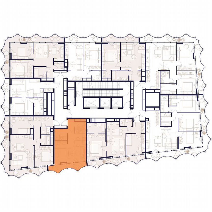 1-к. квартира, 39,8 м², 18/24 эт.