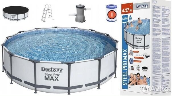 Бассейн Bestway Steel Pro Max 427х107