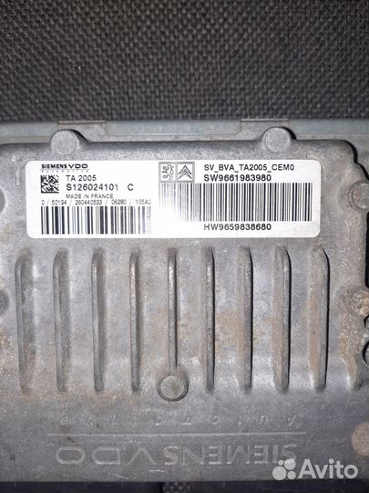 Блок управления АКПП Peugeot 308 Peugeot 308 I