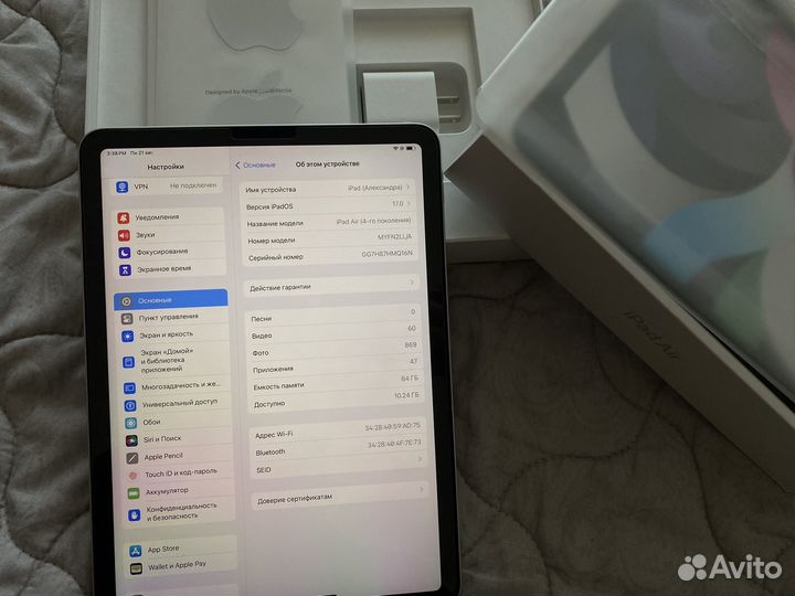 iPad Air 4 64gb wifi (2020)