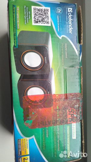 Колонки. Акустическая система 2.0 defender spk 530