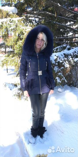 Пуховик зимний женский 42 44