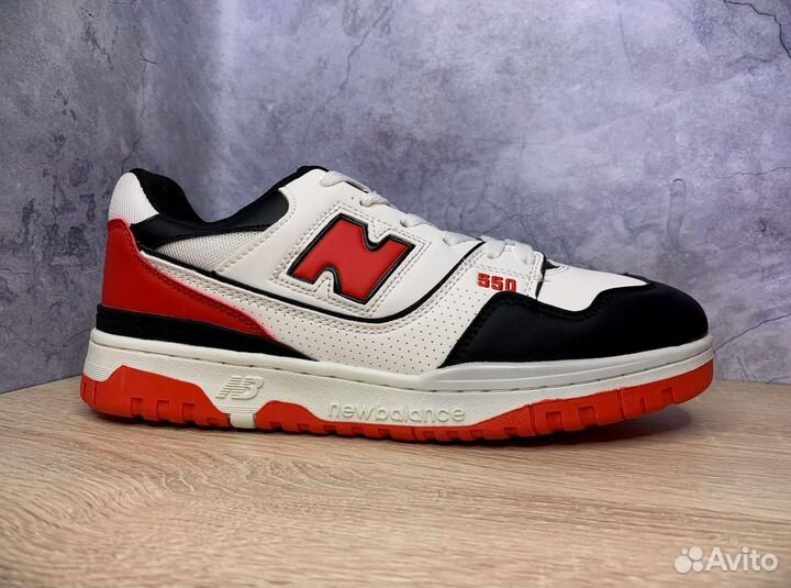 Кроссовки New Balance 550 красные