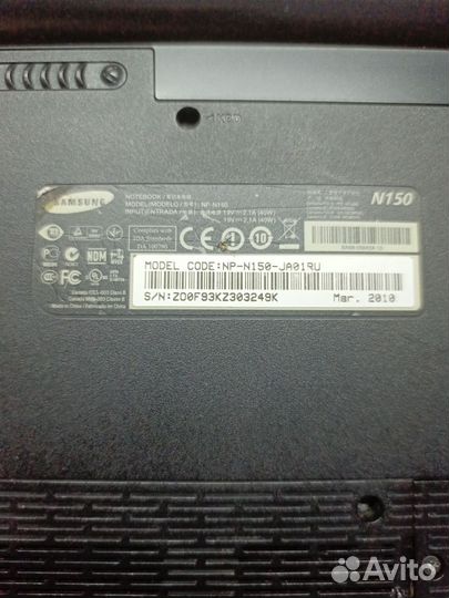 Нетбук samsung n150