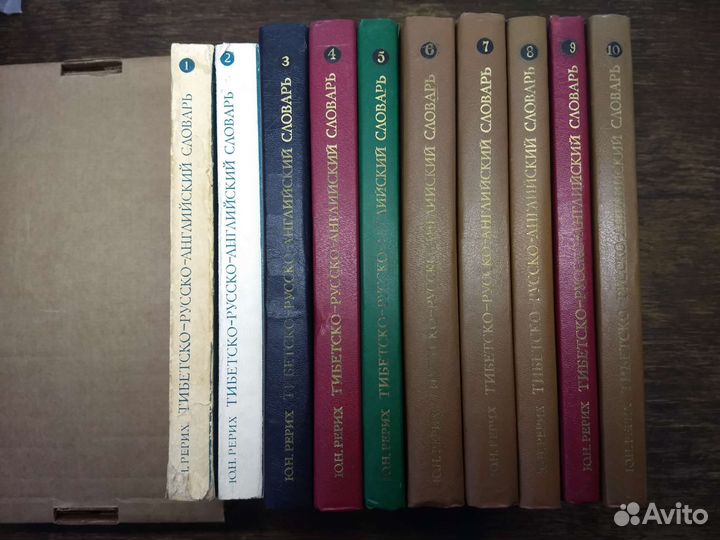 Тибетско-русско-английский словарь Ю.Н. Рерих