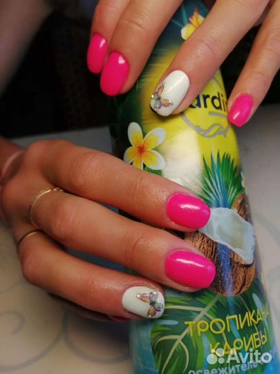 Маникюр наращивание ногтей