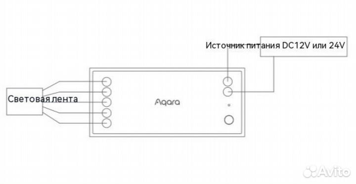 Диммер для RGB от Аqara T1, zndmk11LM