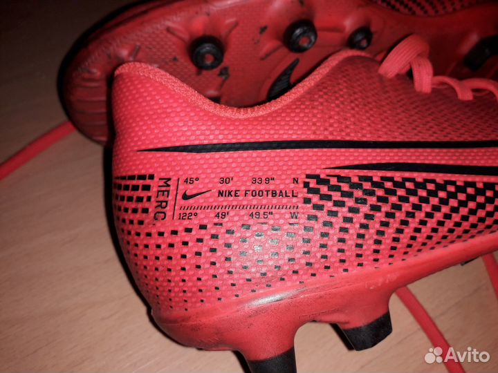 Бутсы детские Nike JR vapor 13 club размер 33.5