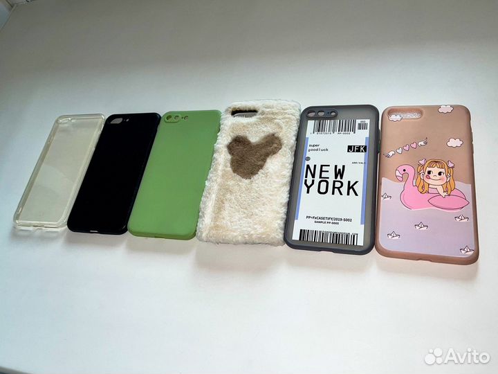 Чехол на iPhone 7 8 plus (6 шт)