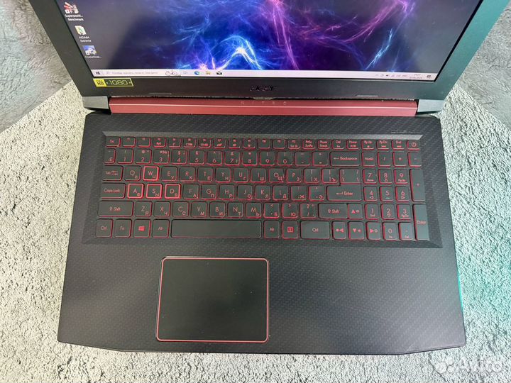 Игровой ноутбук acer на Core i5-8300H/ GTX 1050 Ti