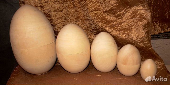 Пасхальное яйцо заготовка разъемная из дерева