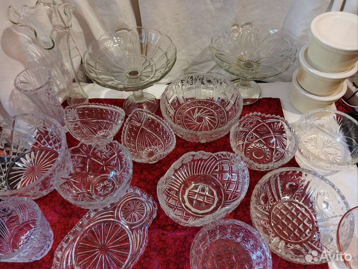 Хрусталь чайные кофейные сервизы