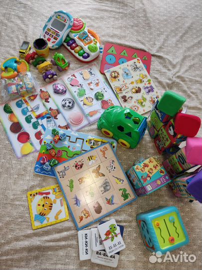 Развивающие игрушки для детей 1 года, 2 лет