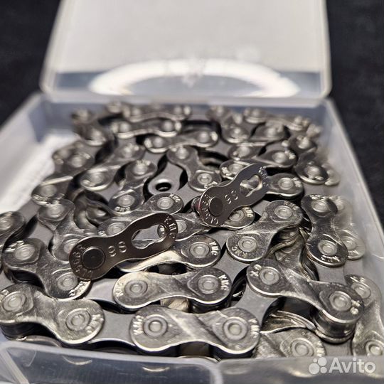 Цепь KMC X9 Silver-Gray, 9 ск, 114 / 116 звеньев