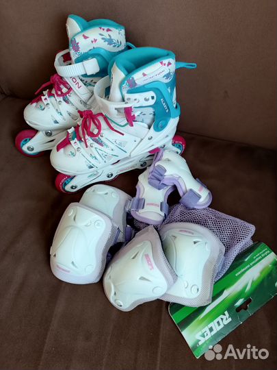 Ролики детские раздвижные 32-35