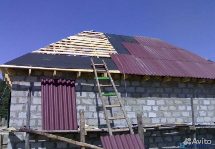 Кровля крыши. Частного дома