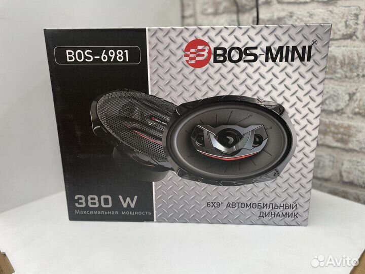 Динамики овалы BOS mini