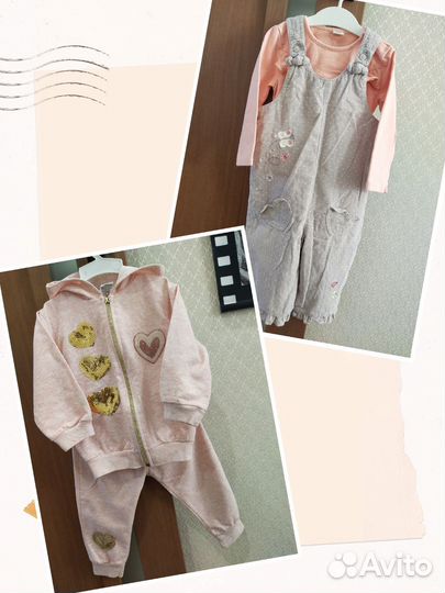 Вещи на девочку от 80 см