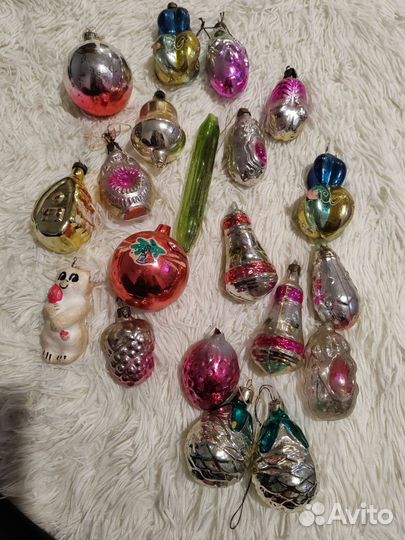 Елочные игрушки СССР одним лотом
