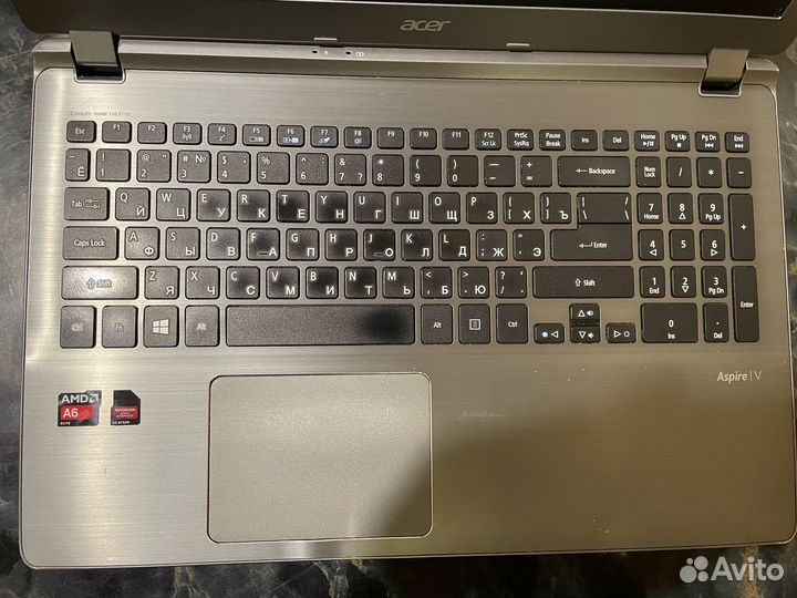 Acer V5/AMD-A6 2.9Ghz/8гб озу/2видеокарты/SSD 120