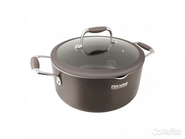 Кастрюля с крышкой Rondell Mocco RDA-281 (BN)