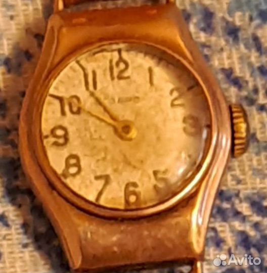 Золотые часы жен. 583 пр Заря, 1958 г