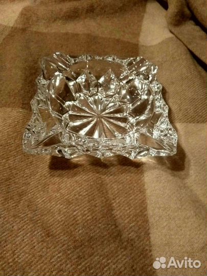 Пепельница хрустальная