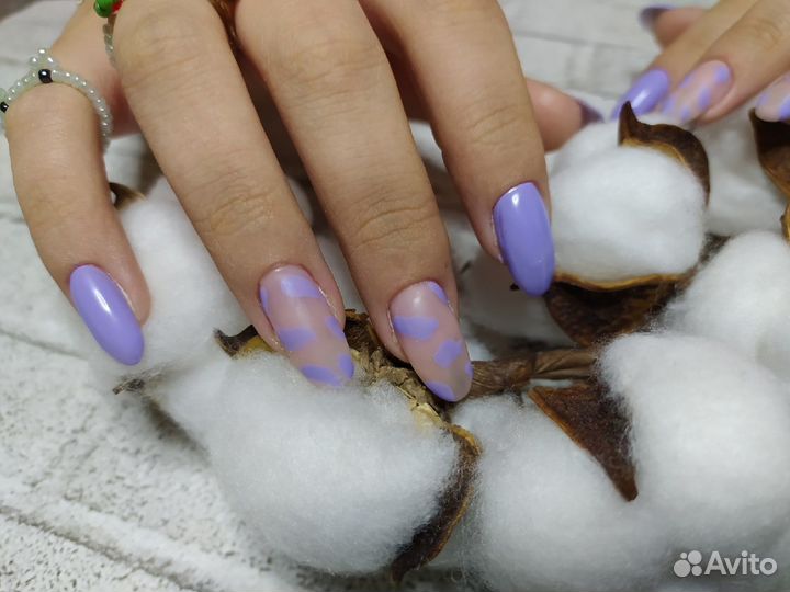 Маникюр наращивание