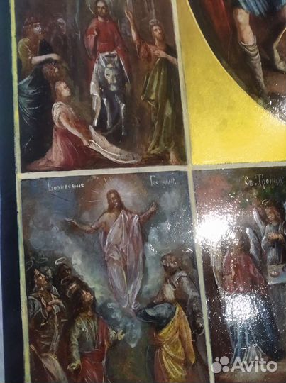 Икона храмовая 19 век (большая)