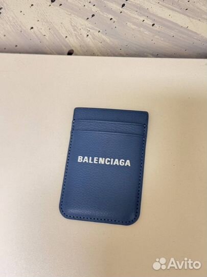 Кардхолдер balenciaga Blue Logo phone Оригинал