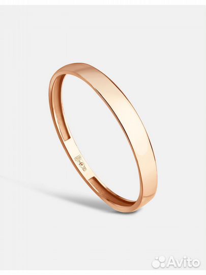 Кольцо обручальное золото 585 размер 17.5