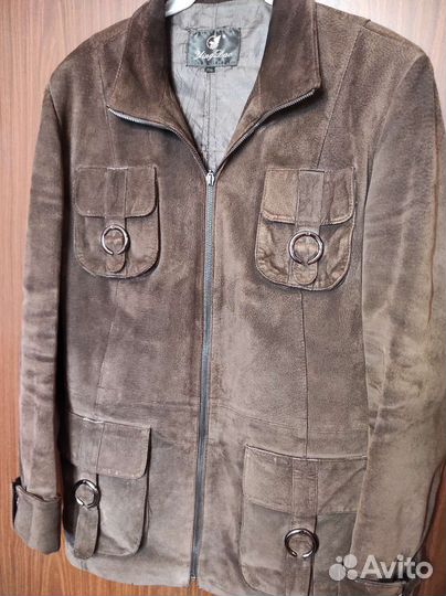 Замшевая куртка женская