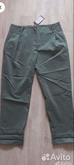 Брюки новые женские 56 58 оливковые