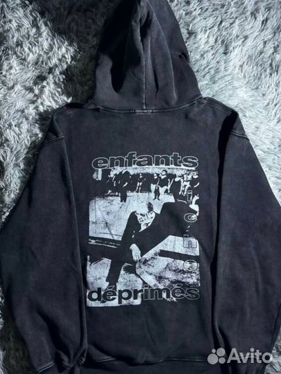 Худи Enfants Riches Deprimes с капюшоном черное