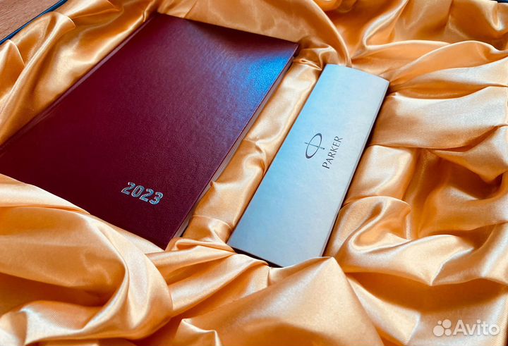 Подарочный набор ручка Parker и ежедневник